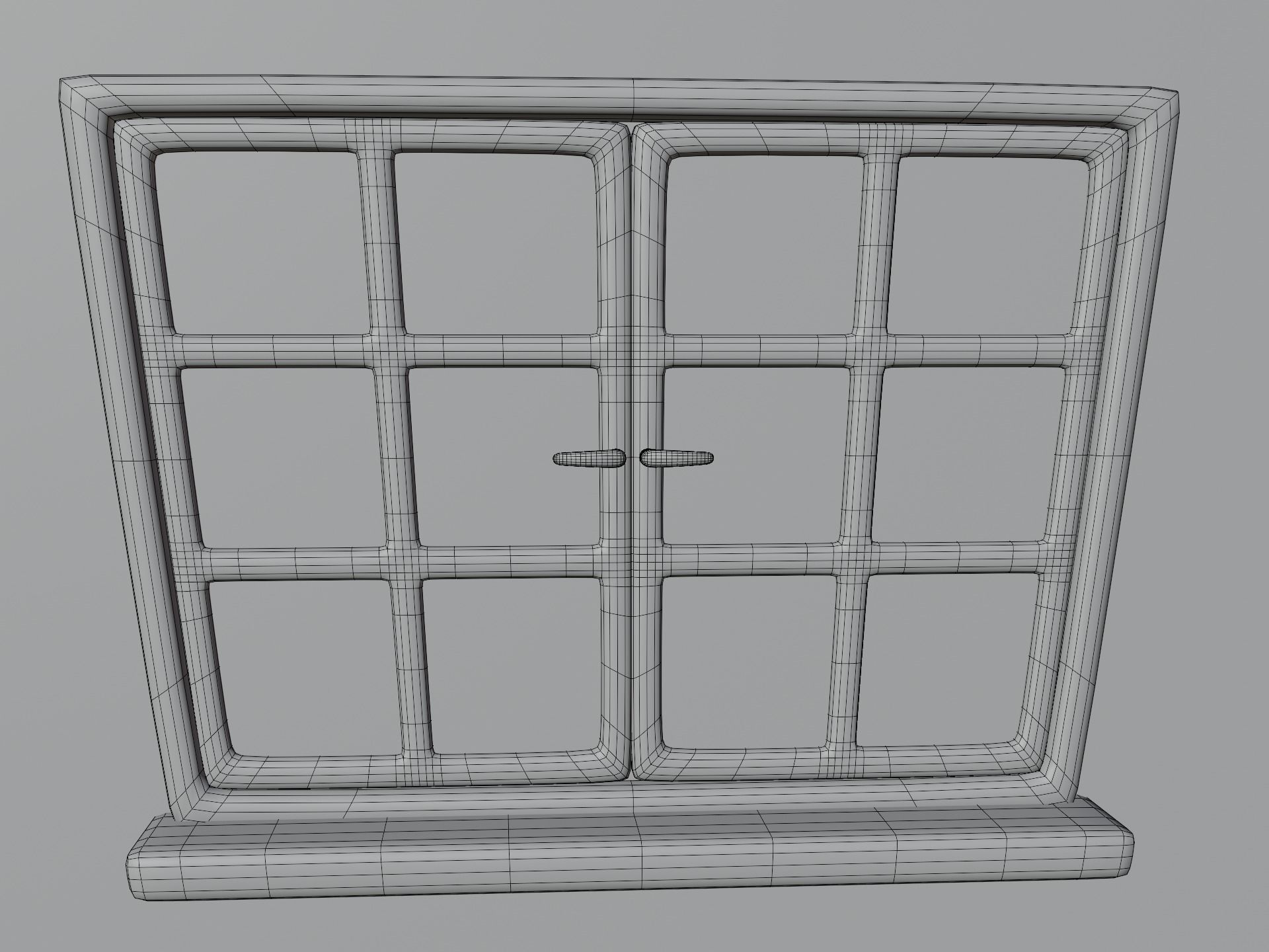 Cartoon Windows Collection 3 Low-poly 3D model_45