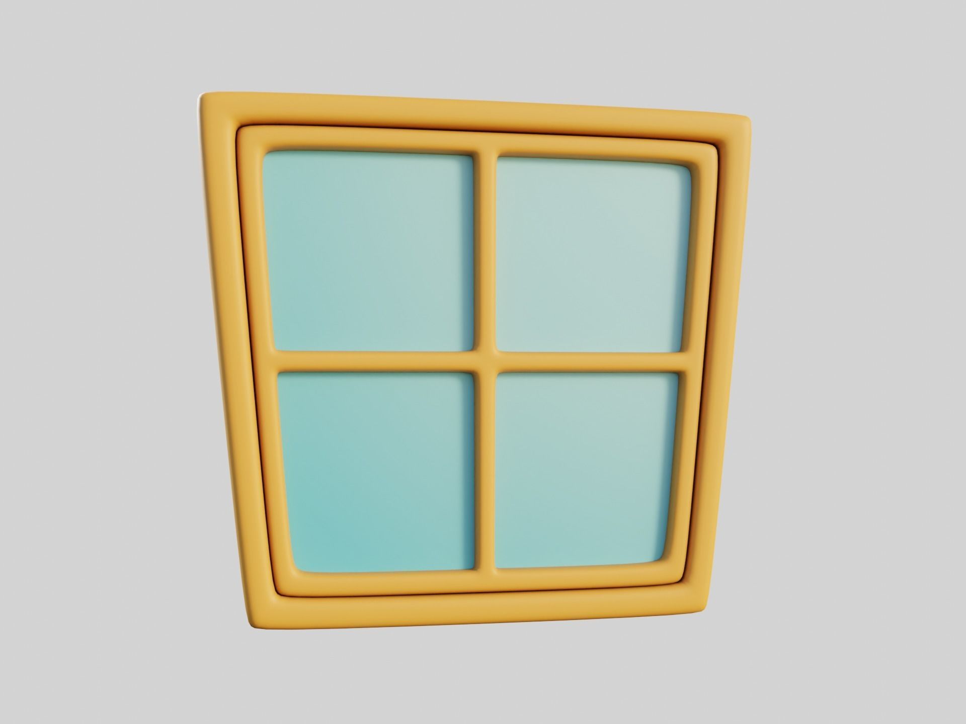 Cartoon Windows Collection 3 Low-poly 3D model_21