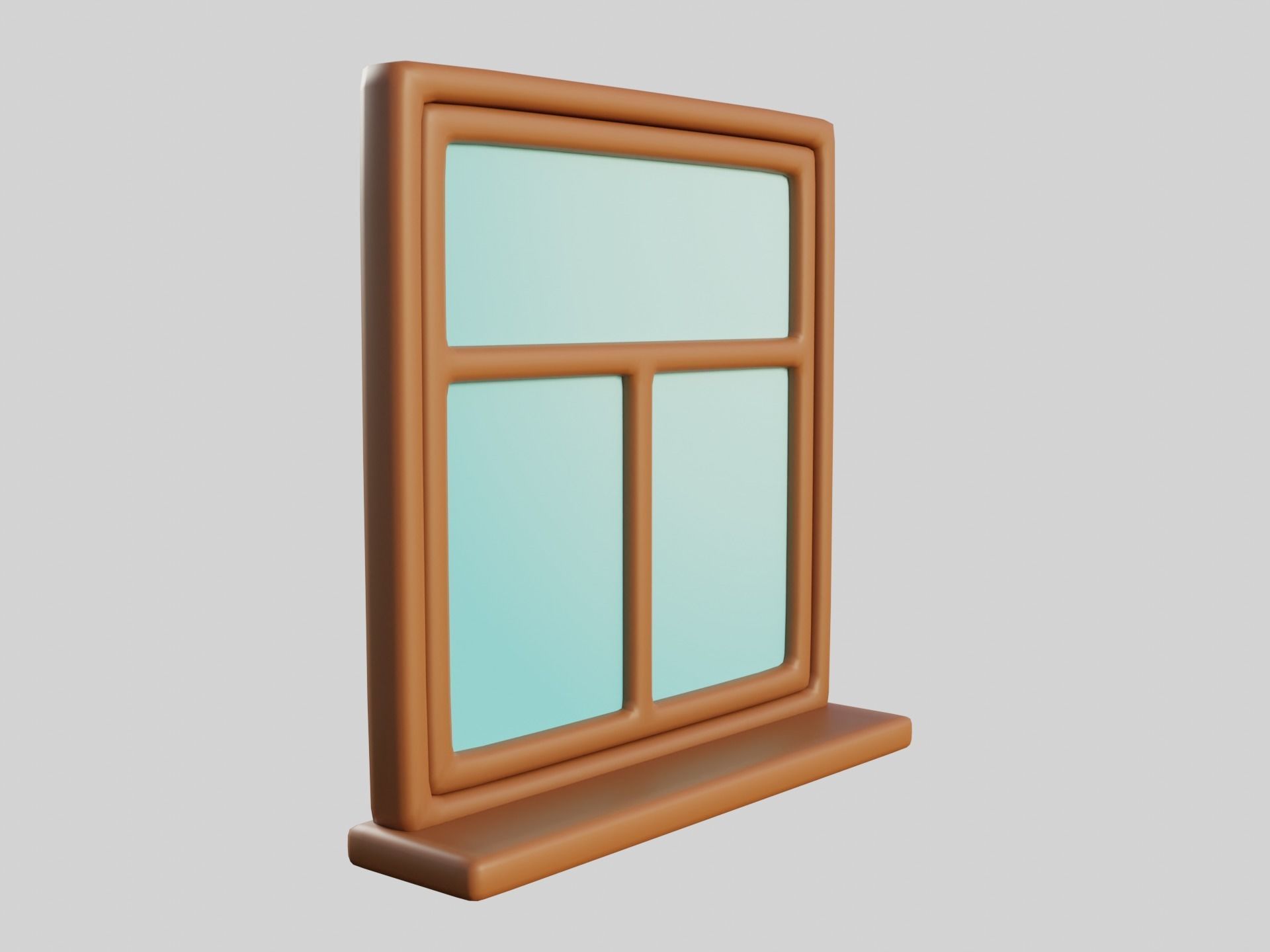 Cartoon Windows Collection 3 Low-poly 3D model_37