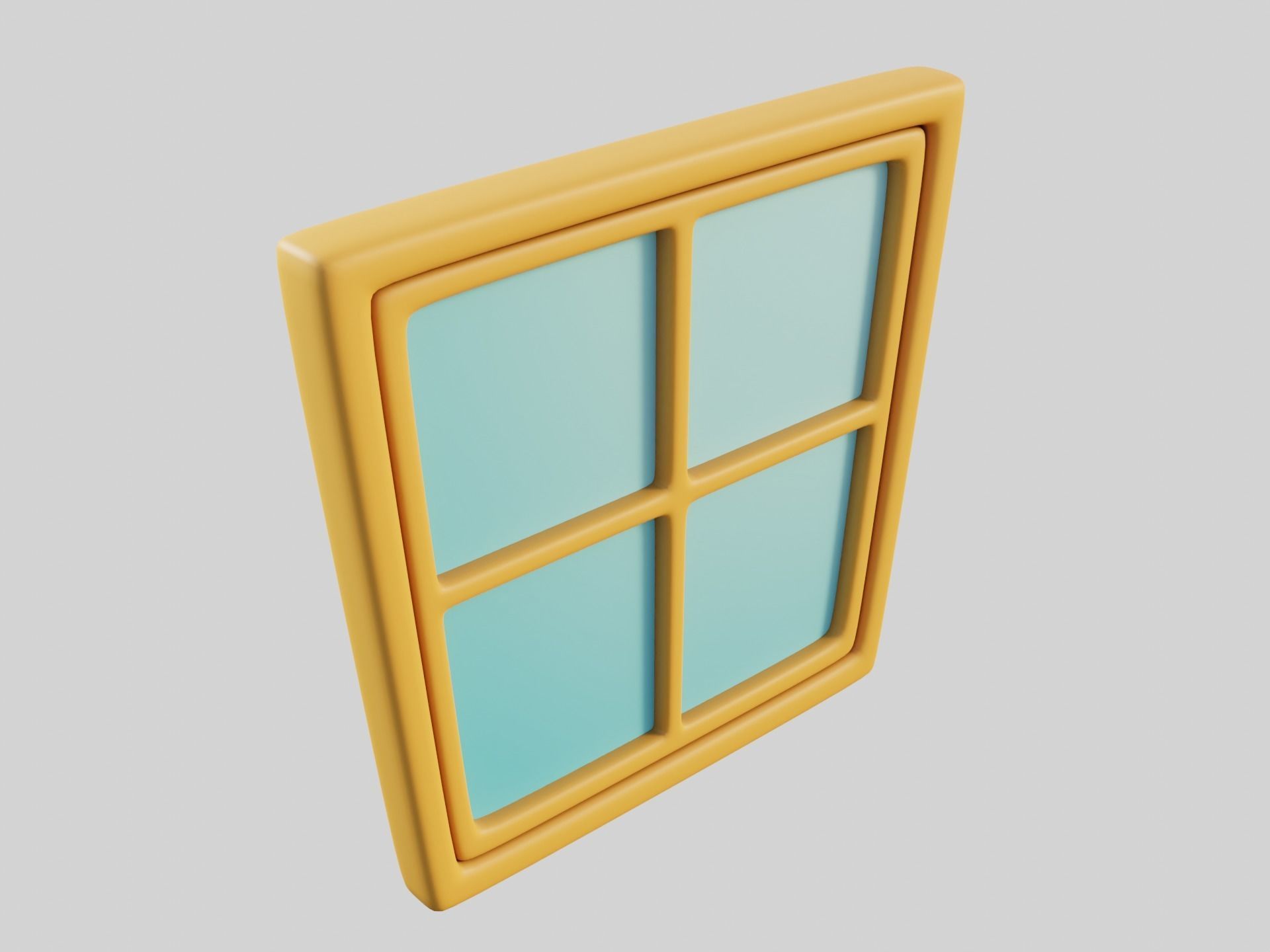 Cartoon Windows Collection 3 Low-poly 3D model_24
