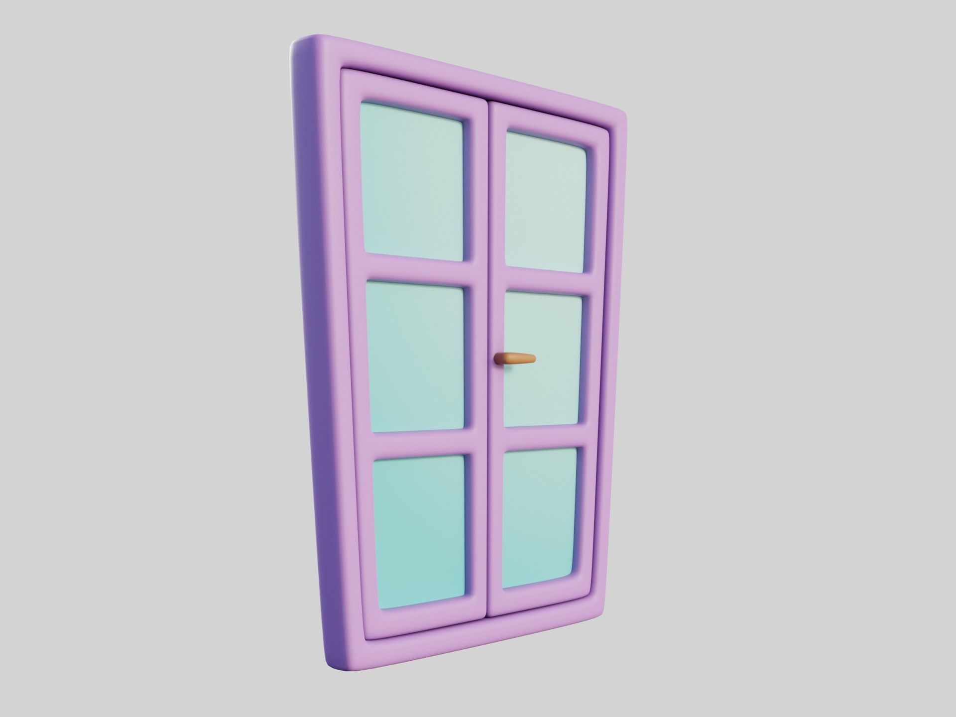 Cartoon Windows Collection 3 Low-poly 3D model_52