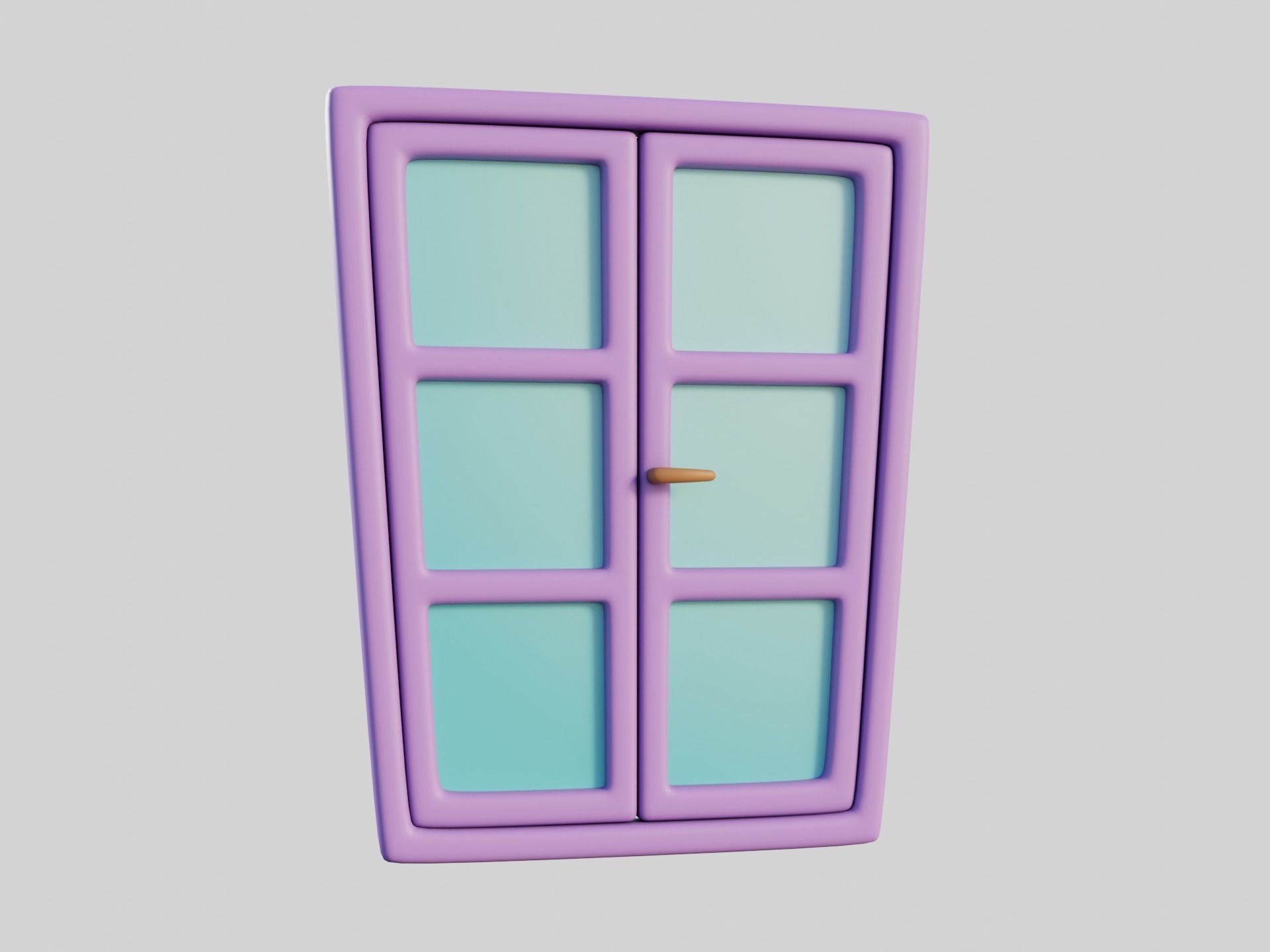 Cartoon Windows Collection 3 Low-poly 3D model_51