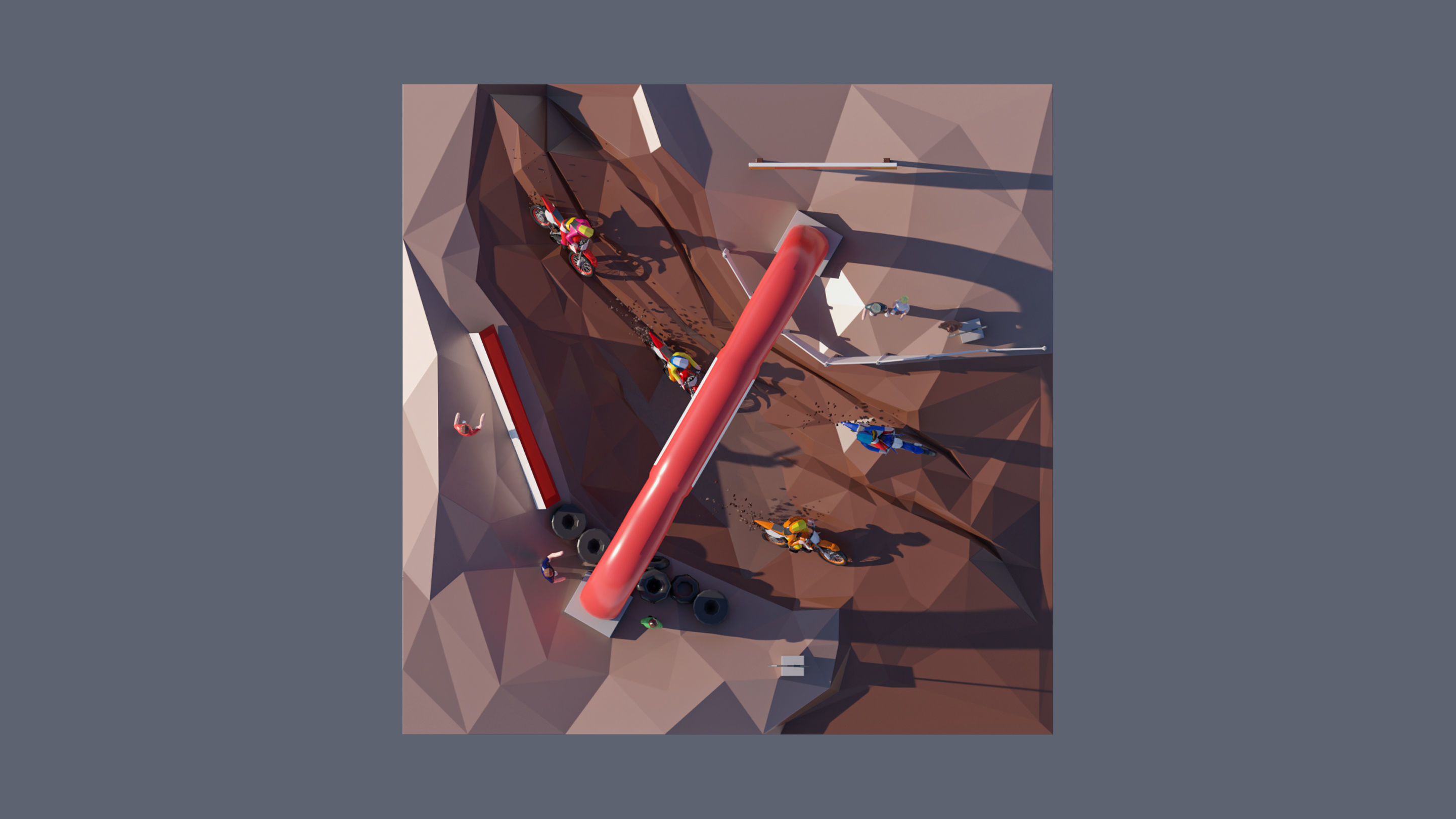 land 32A Low-poly 3D model_4