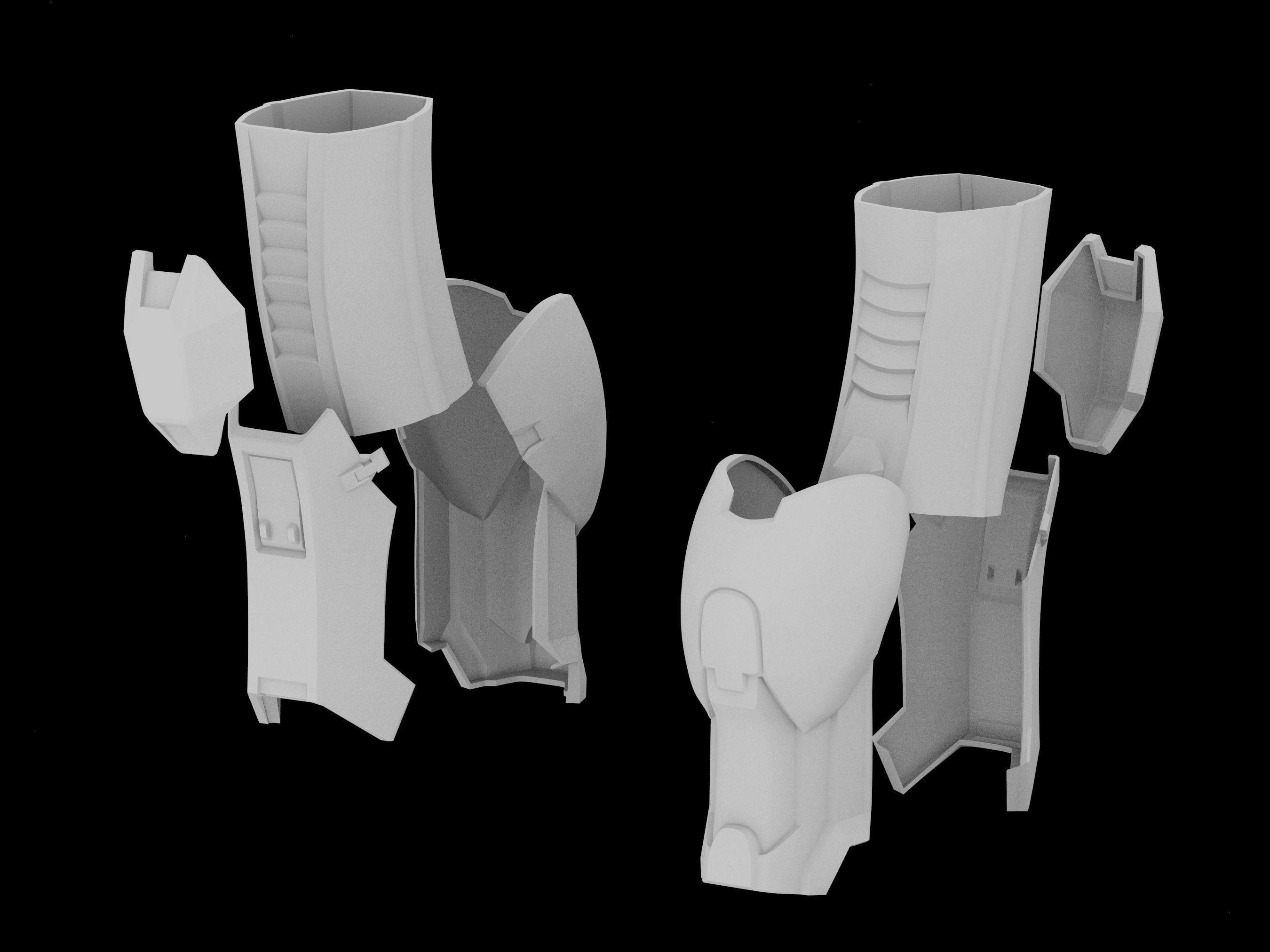 HALO Infinite Mk VII full suit 3d print files 3D print model_6