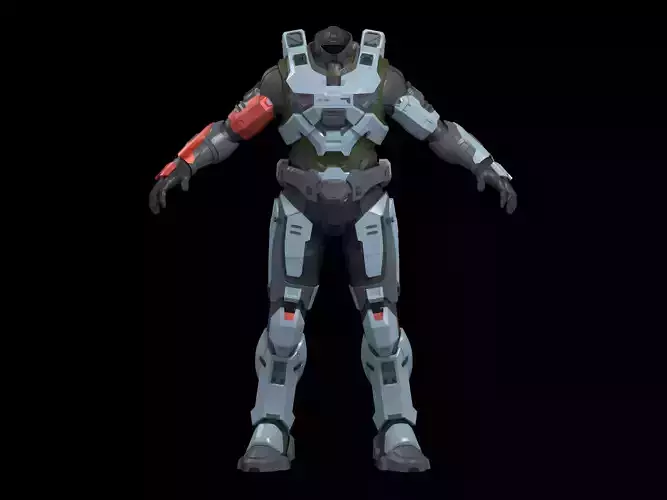 HALO Infinite Mk VII full suit 3d print files 3D print model