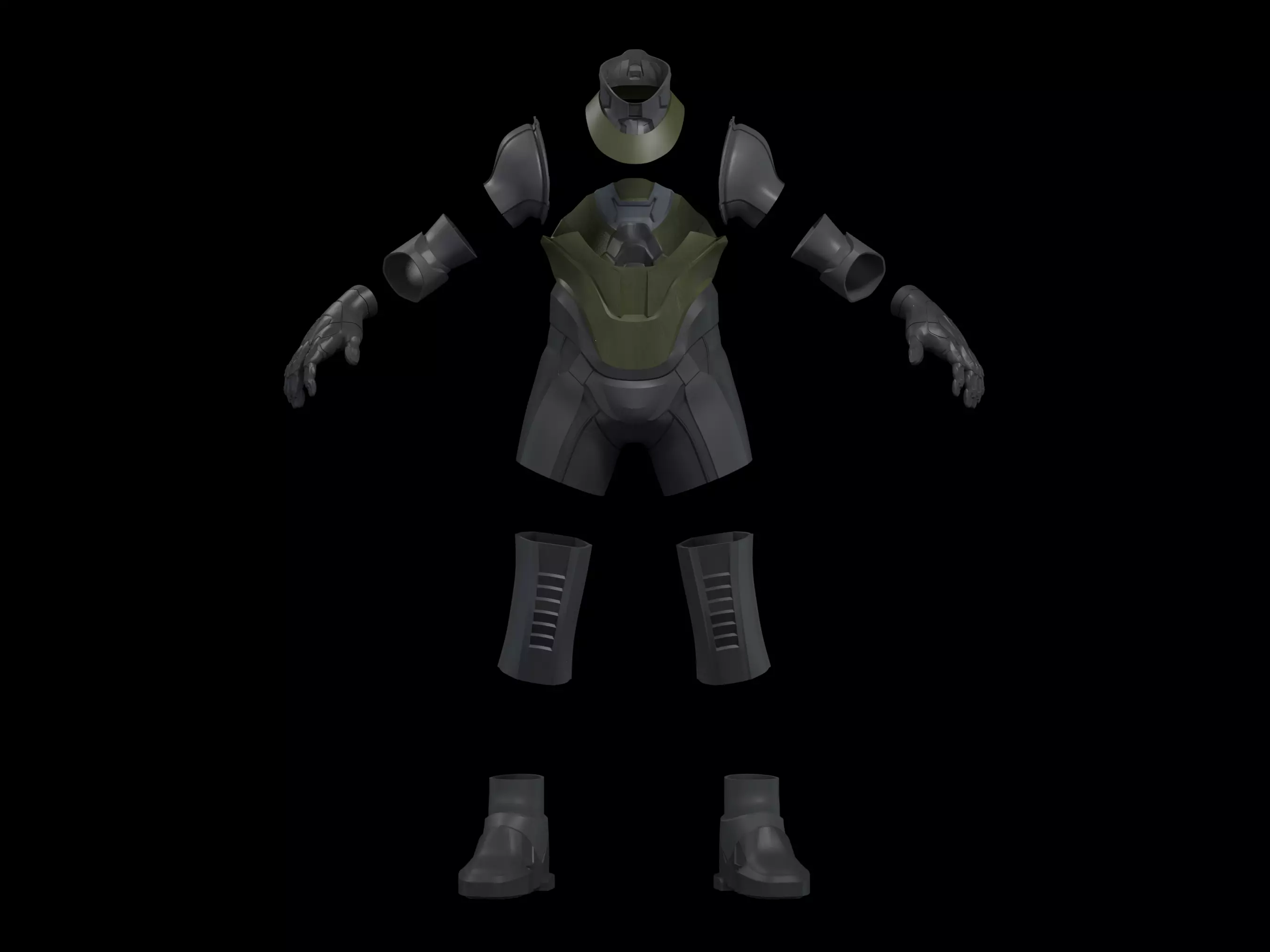 HALO Infinite Mk VII undersuit 3d print files 3D print model_0