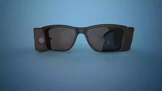 Sunglass with raspberry pi zero and pi camera wearables 3D print model