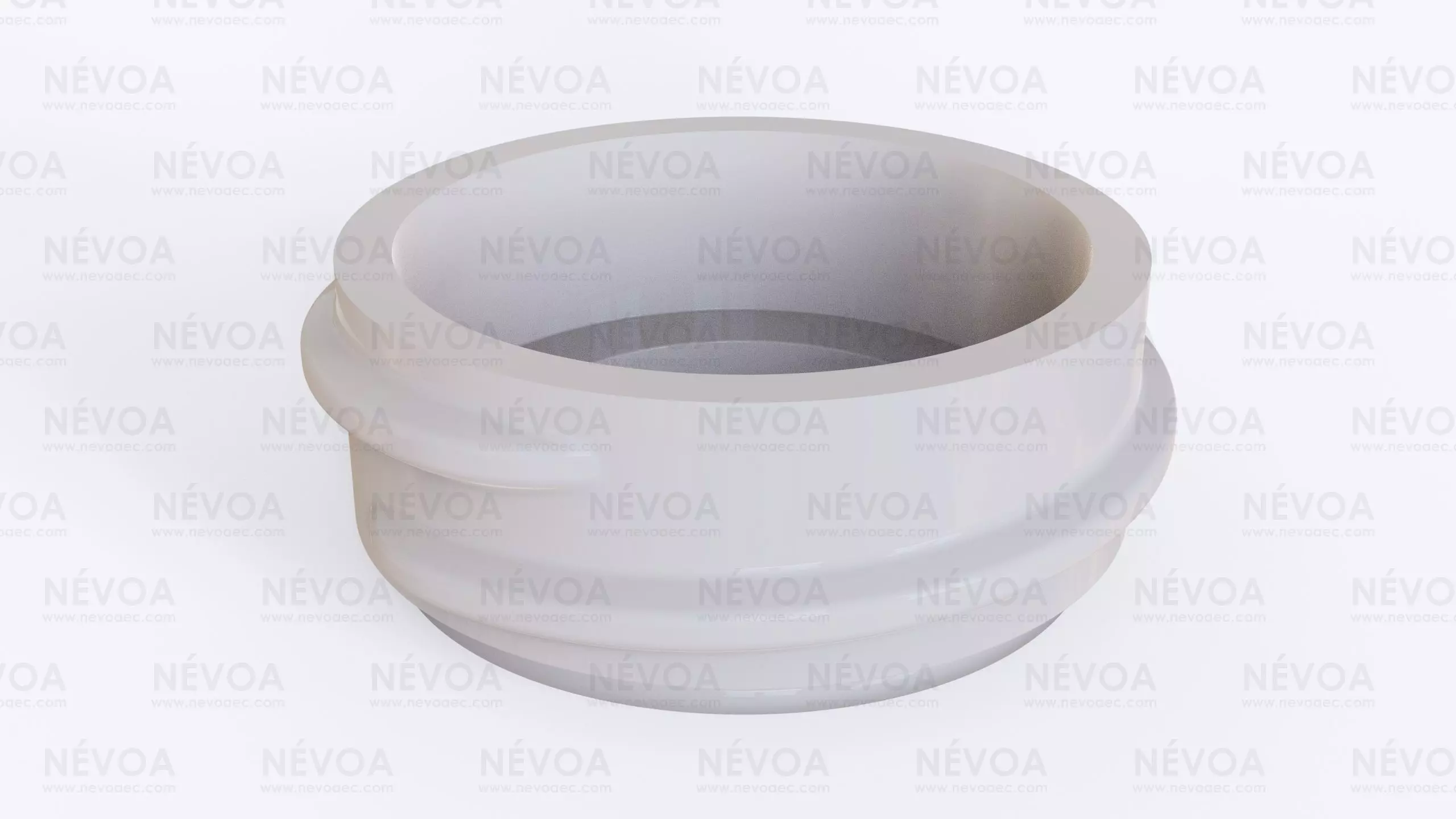 Neck finish - SP 400 - 28 - L - BDF - voluntary standard 3D model