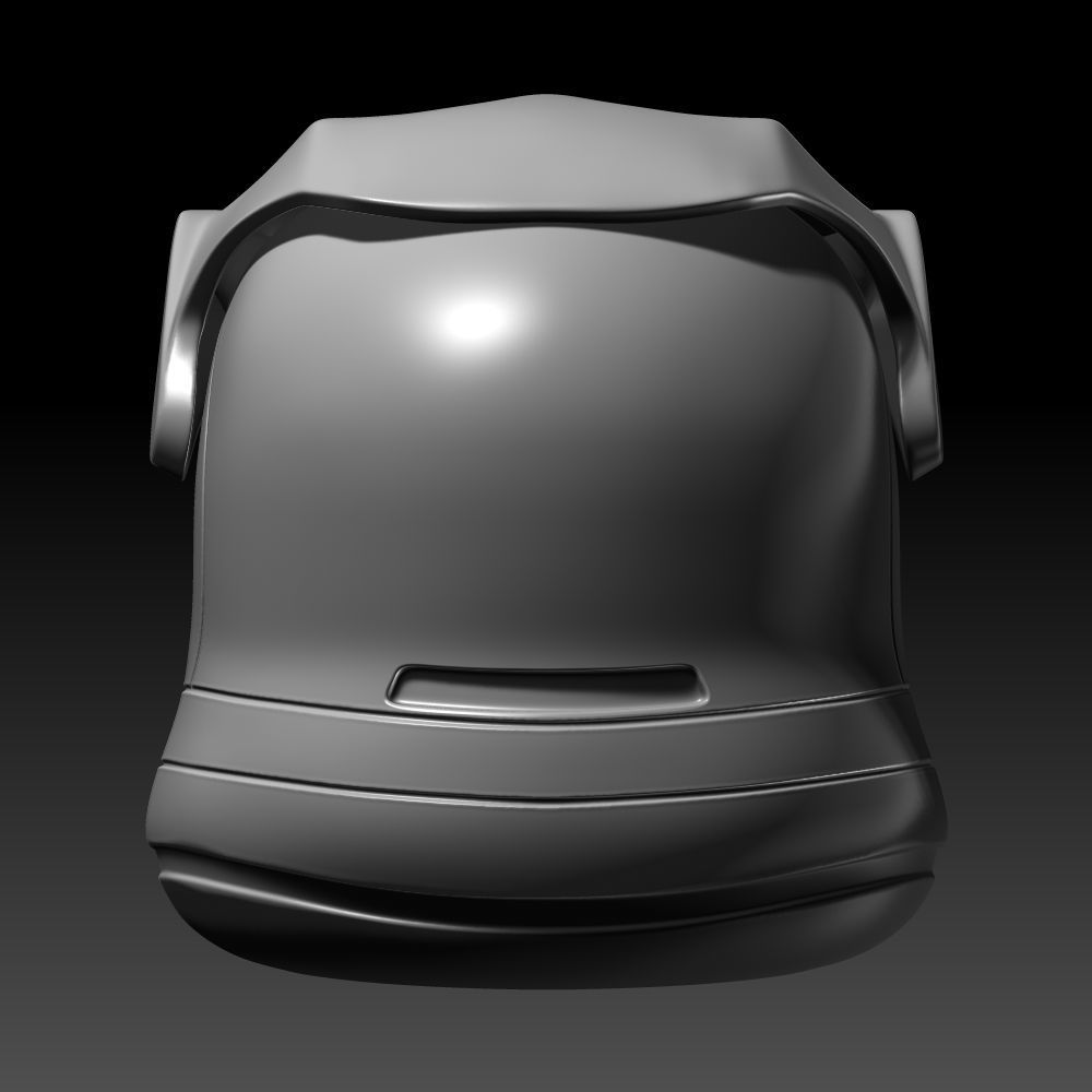 First Order TIE Fighter Pilot Helmet Printable 3D Model 3D print model_5