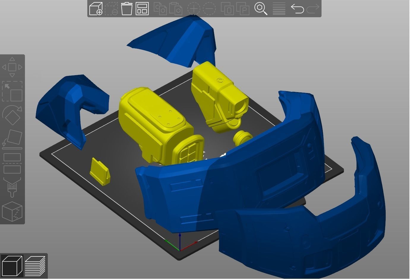 HALO Enigma helmet with attachments 3d print file 3D print model_9