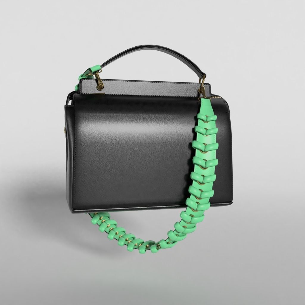 Fendi Dotcom Bag SE - 3d Model Low-poly 3D model_12