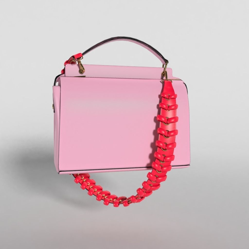 Fendi Dotcom Bag SE - 3d Model Low-poly 3D model_10