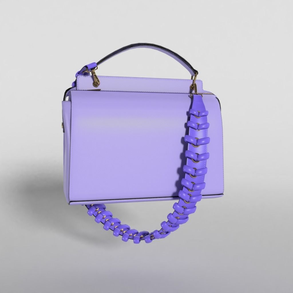 Fendi Dotcom Bag SE - 3d Model Low-poly 3D model_8