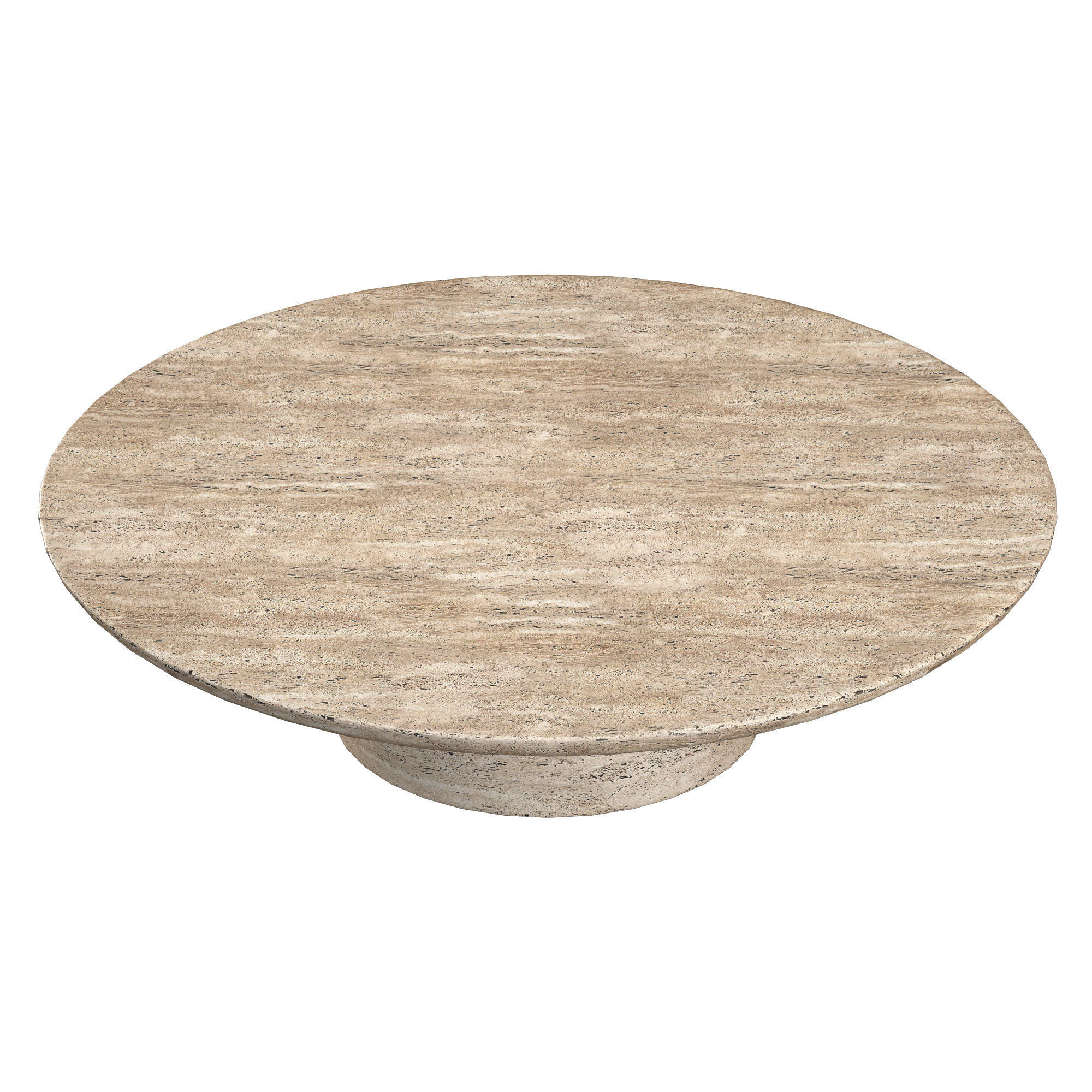 CUPOLA CARVED ROUND COFFEE TABLE 3D model CGTrader