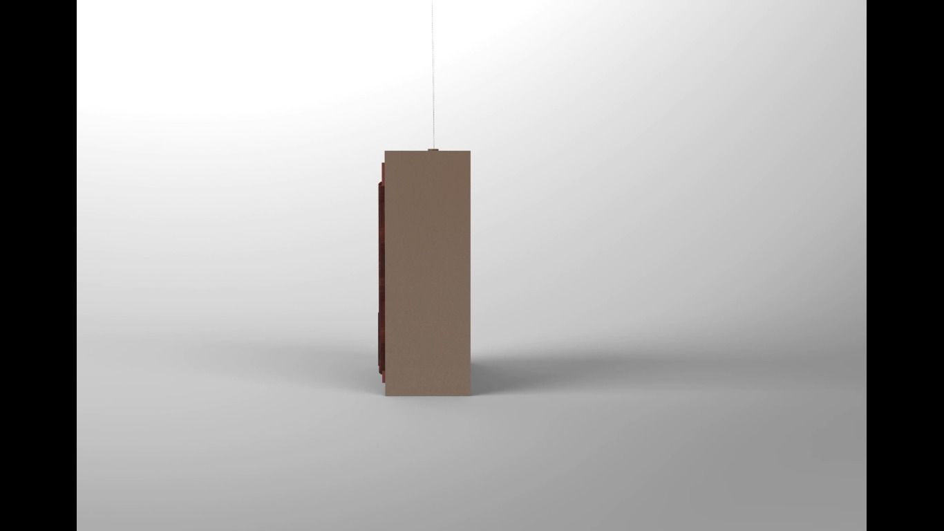 Vintage TV with Green Screen 3D model_3