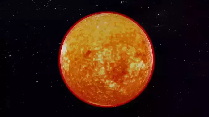 GLOWING SUN  3D model