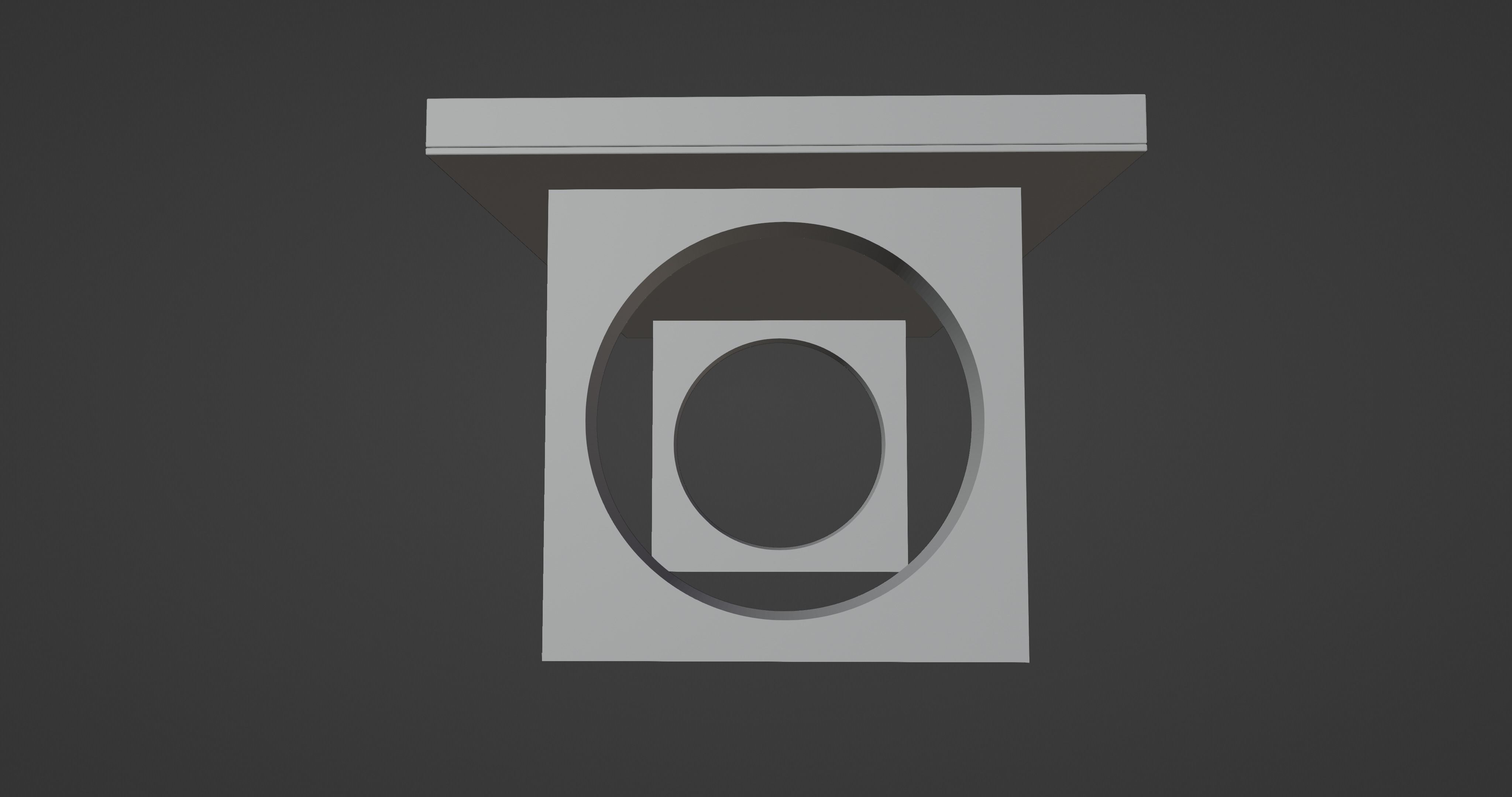 Office Smart Table 3D model_14