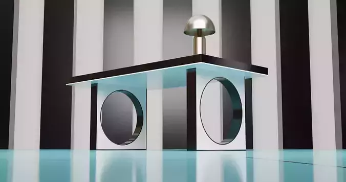 Office Smart Table 3D model