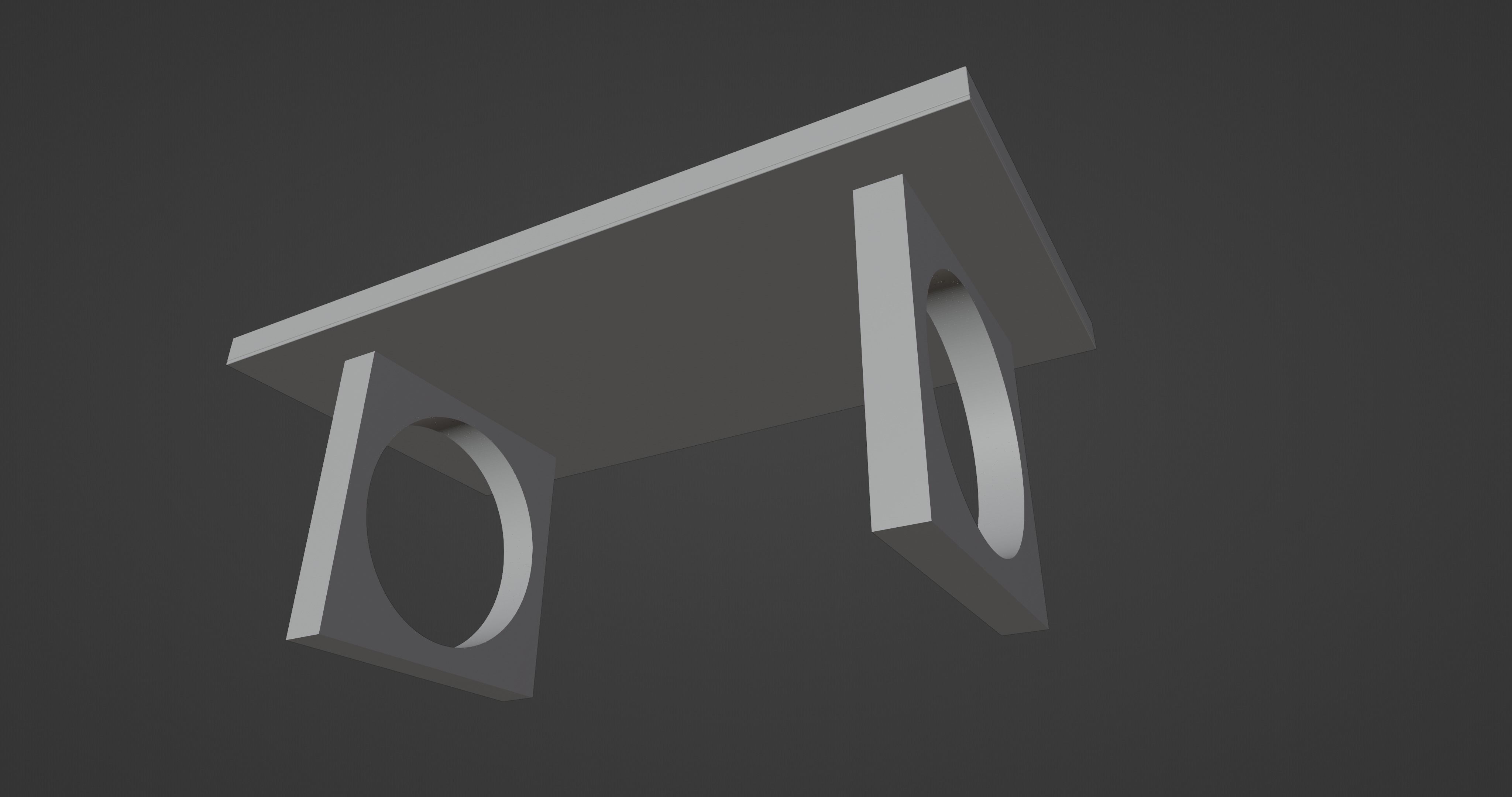 Office Smart Table 3D model_13