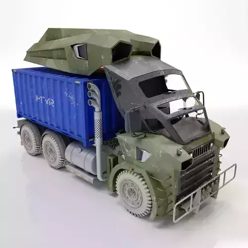 Heavy military truck