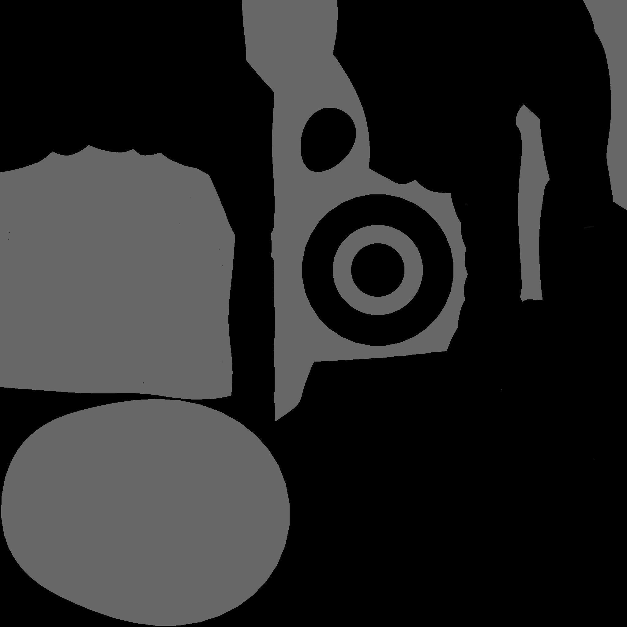 SciFi Backpack D07 Yellow - Fashion Character Design Low-poly 3D model_23