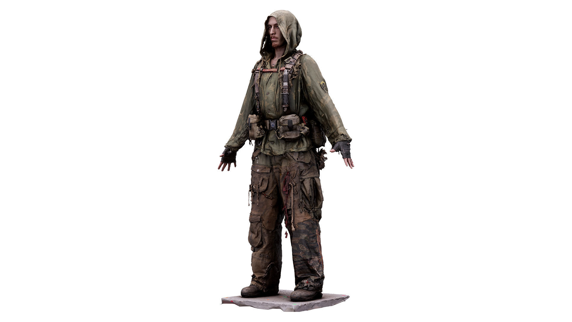 A Pose Raw Body Scan John Hopkins Postapocalyptic Suit 3D model_5