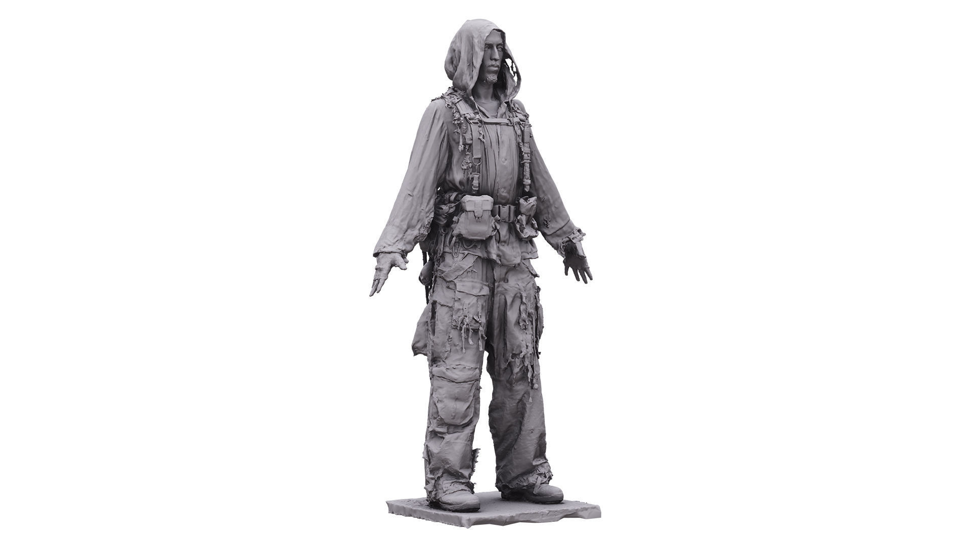 A Pose Raw Body Scan John Hopkins Postapocalyptic Suit 3D model_7