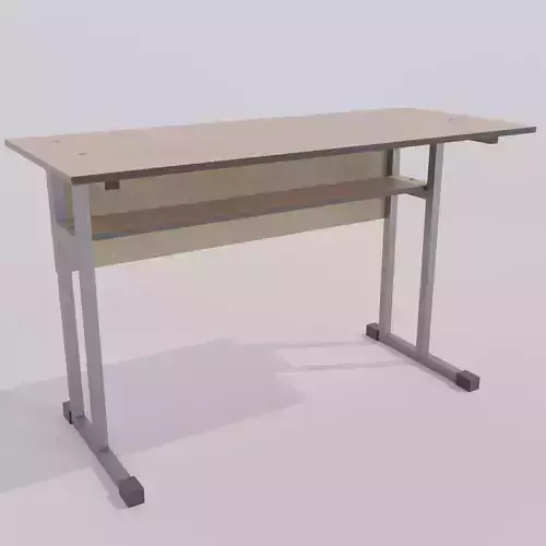 School desk 3D model