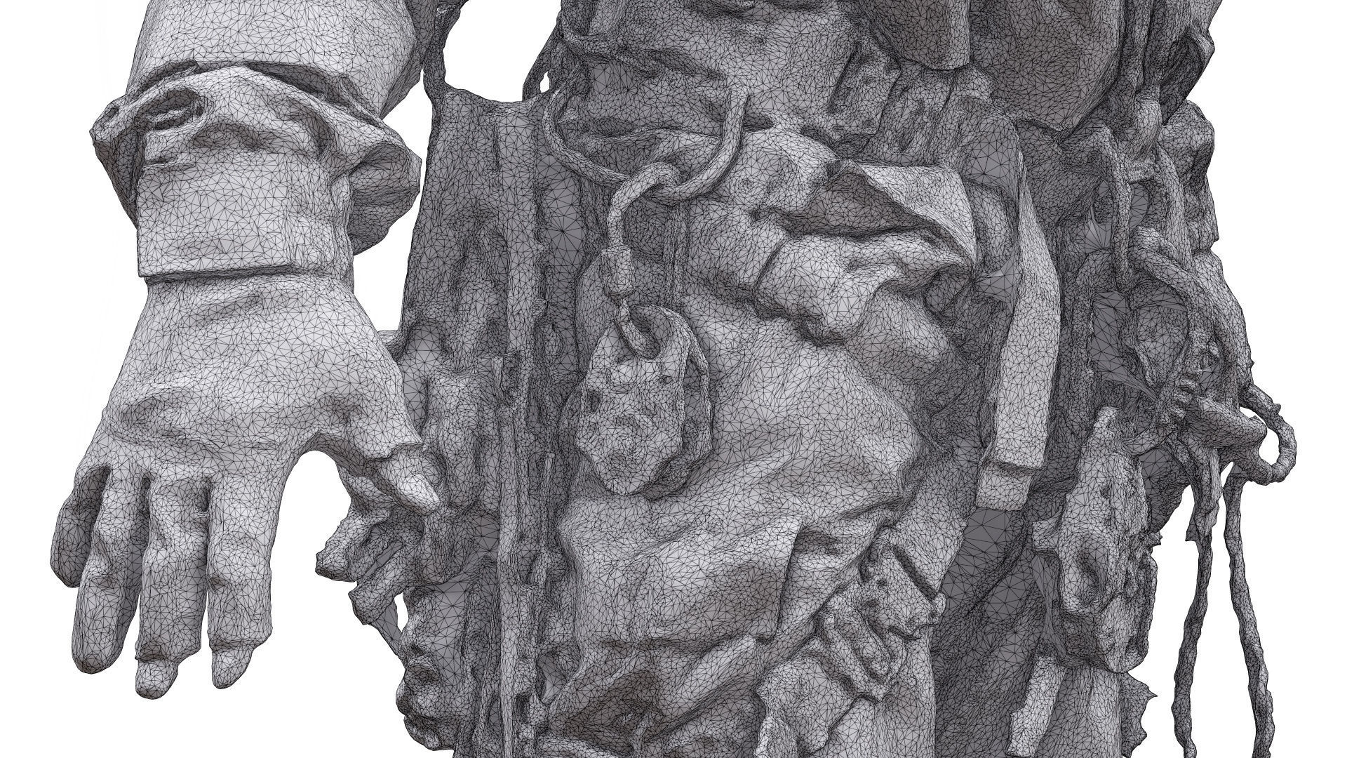 A Pose Raw Body Scan Sam Atkins Fireman Climbing Suit 3D model_16