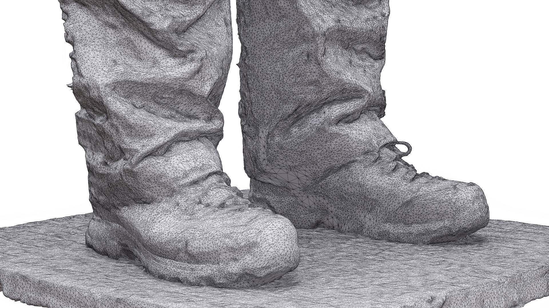 A Pose Raw Body Scan Sam Atkins Fireman Climbing Suit 3D model_14