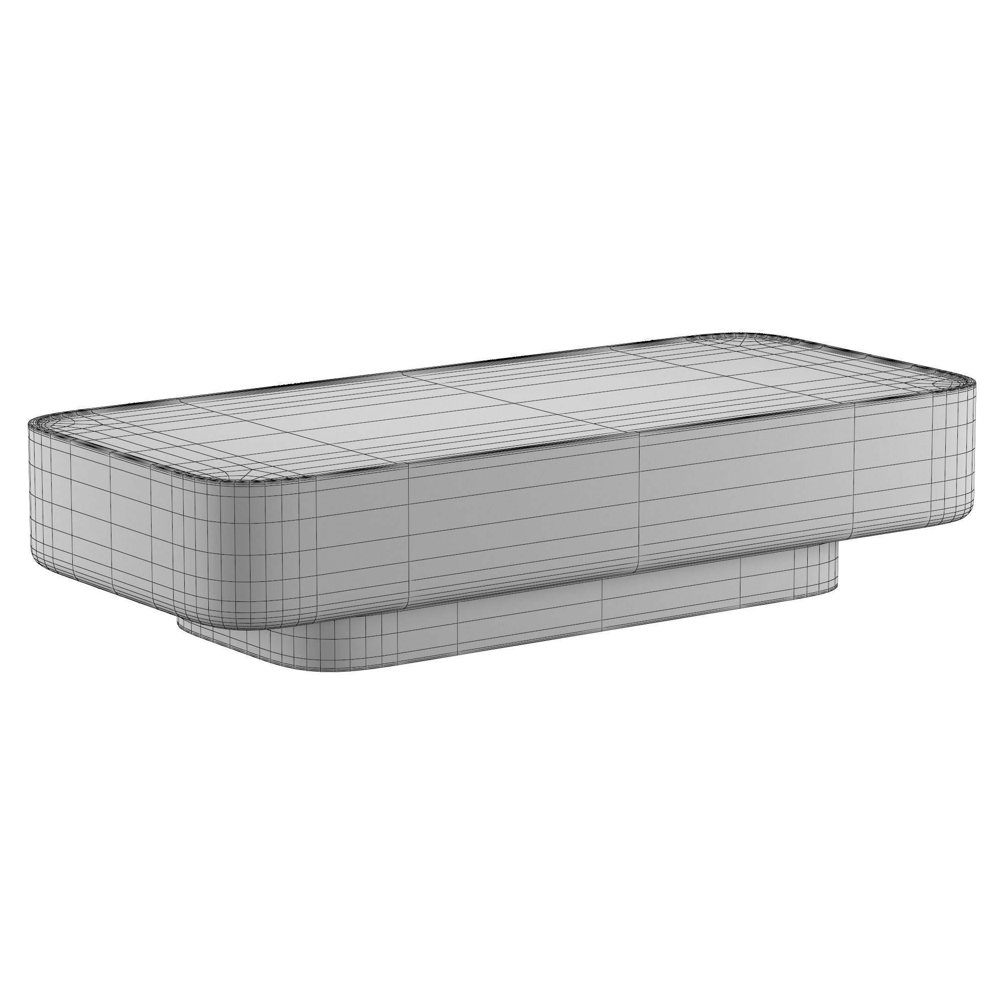 VITOLO CARVED COFFEE TABLE 3D model_7