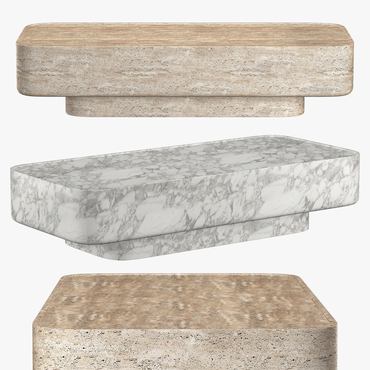 VITOLO CARVED COFFEE TABLE 3D model_8