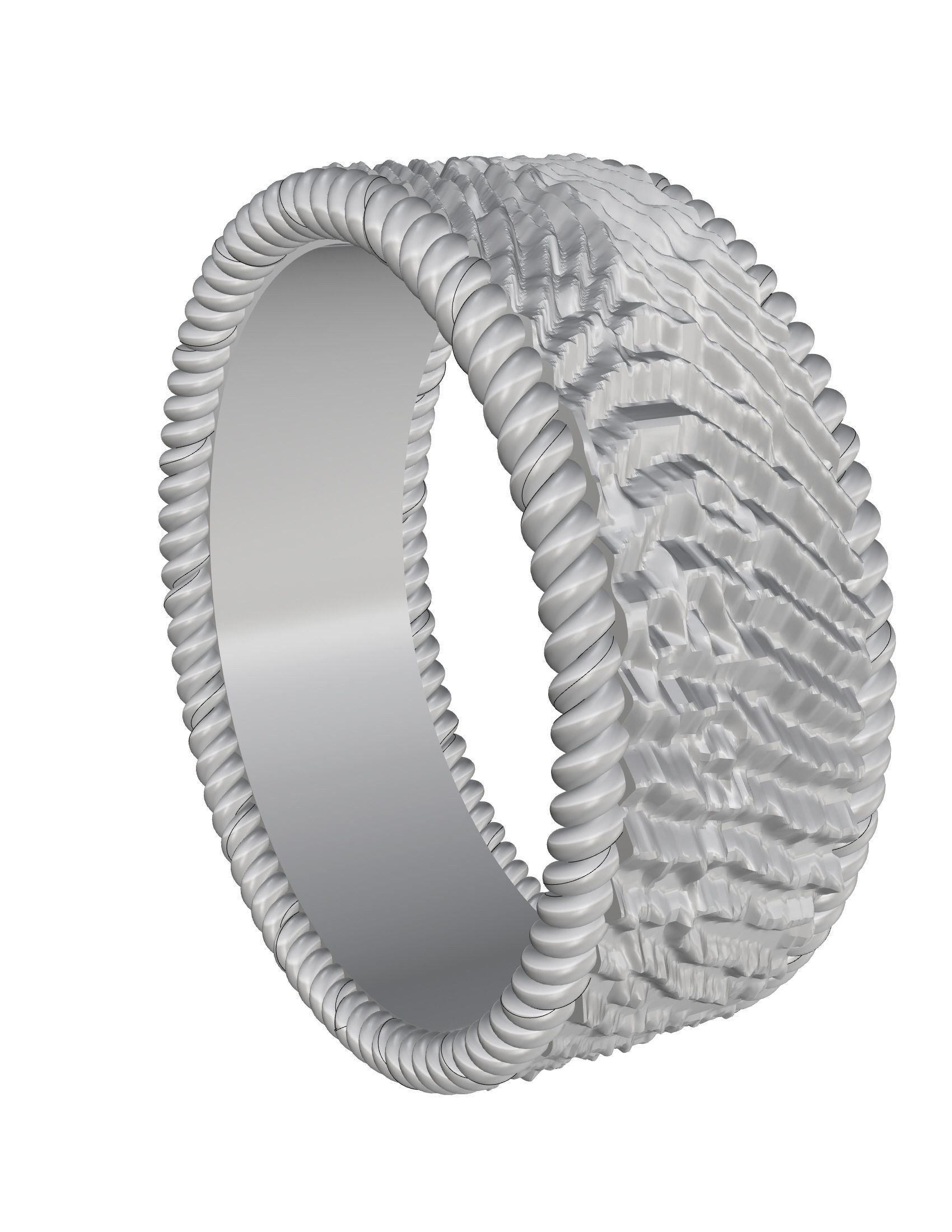 Wedding Band 3D print model_17