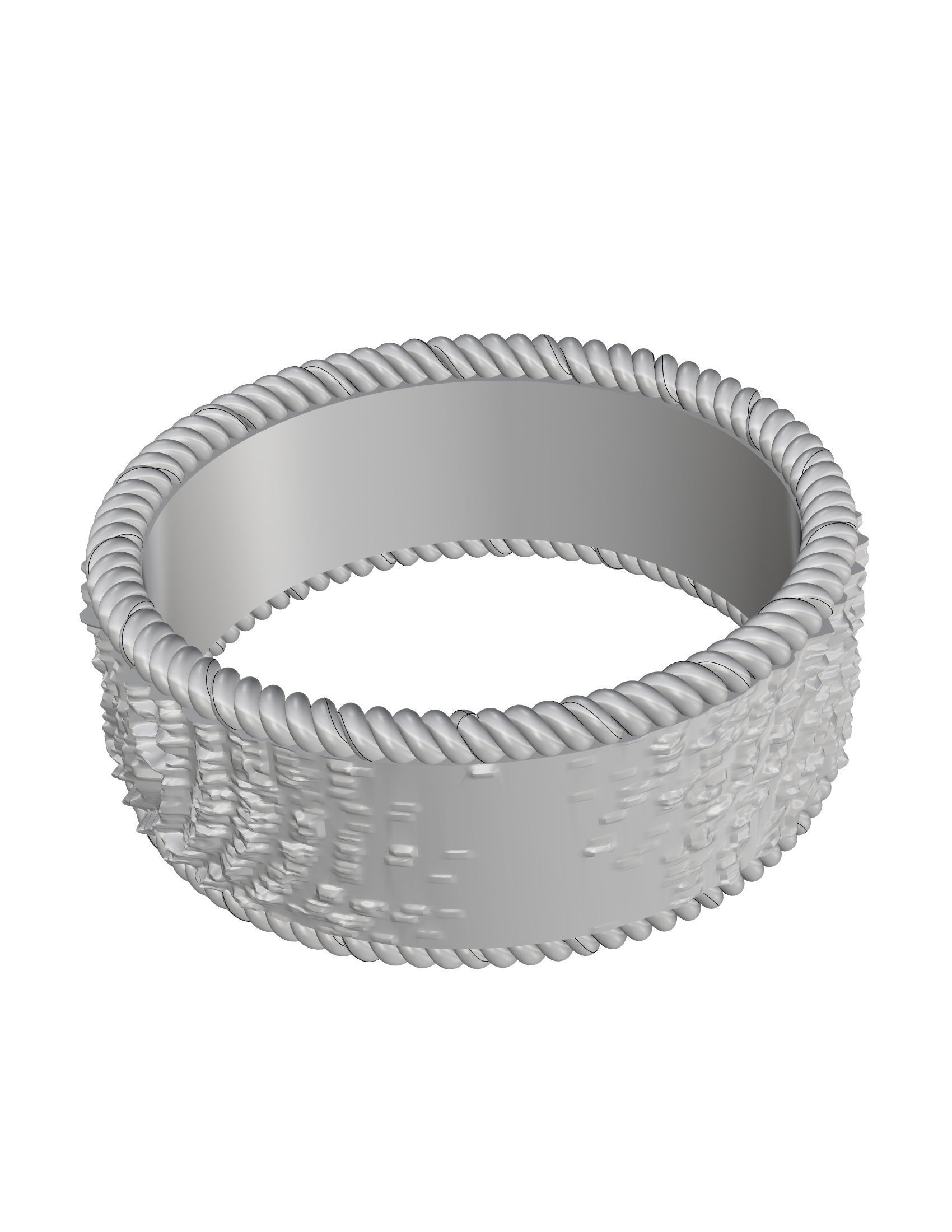 Wedding Band 3D print model_9