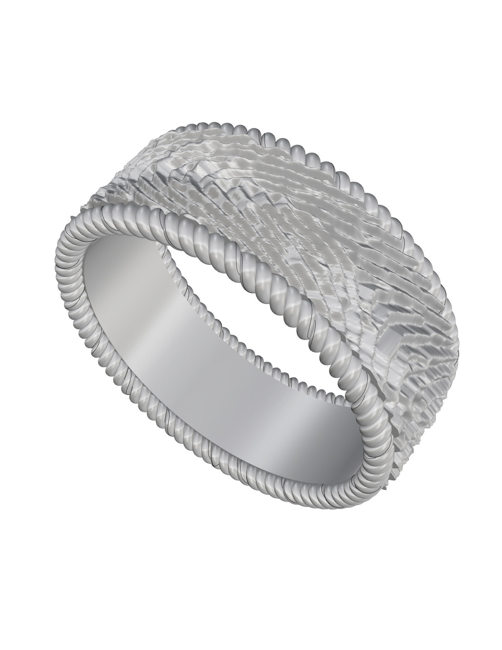 Wedding Band 3D print model_3