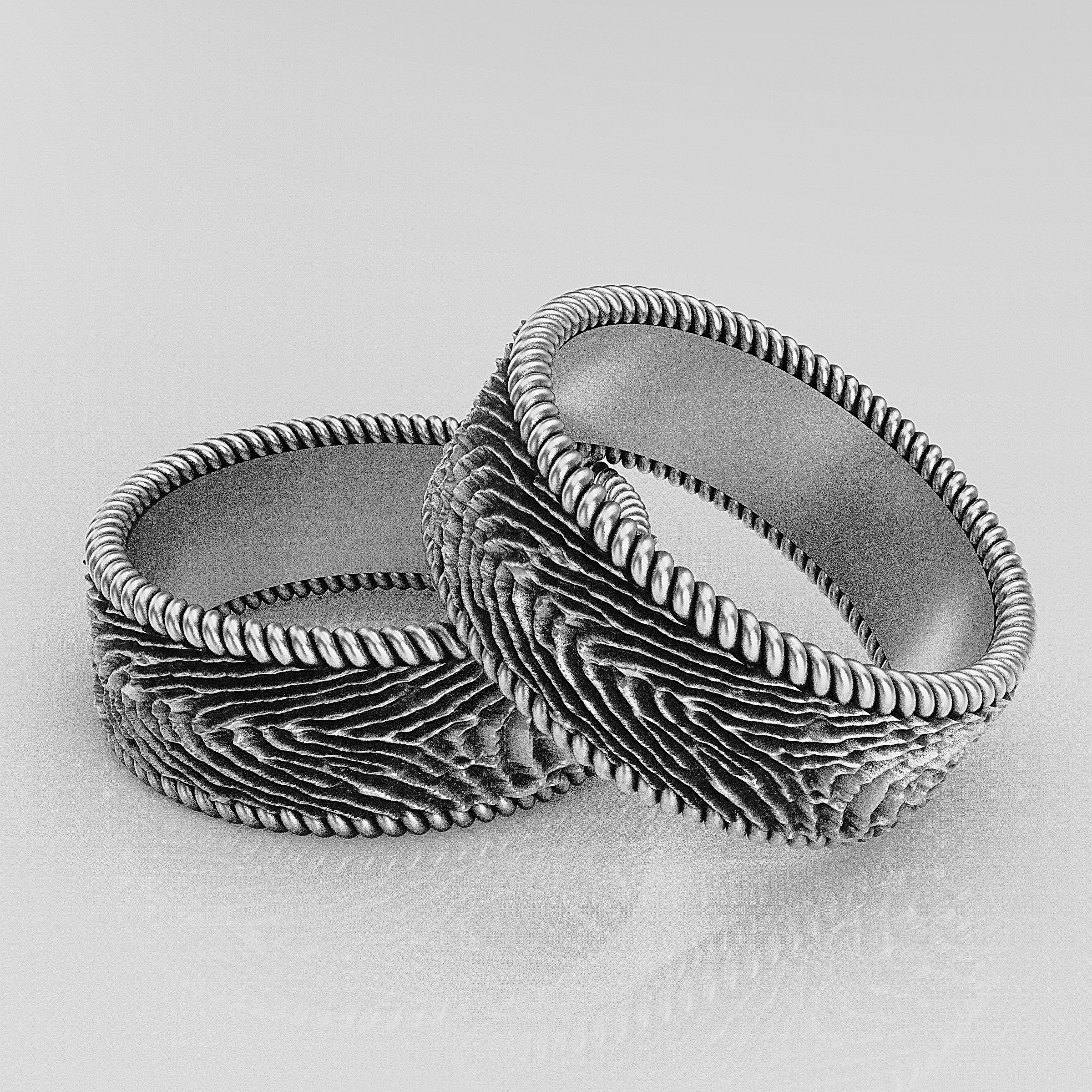 Wedding Band 3D print model_2