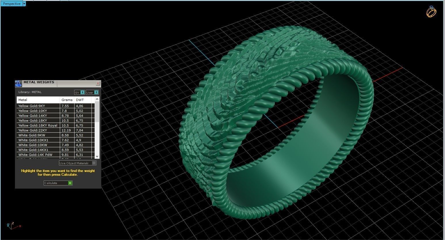 Wedding Band 3D print model_10