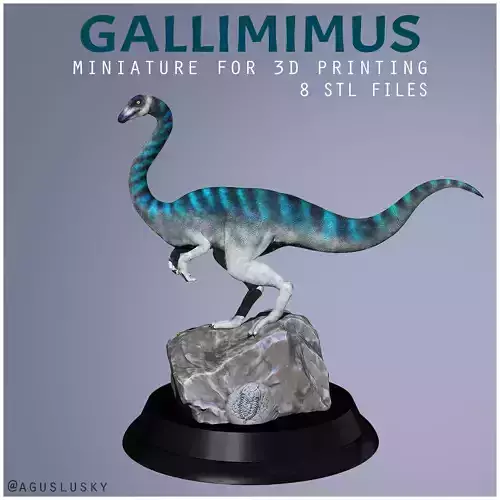 Gallimimus for 3D Printing 3D printing