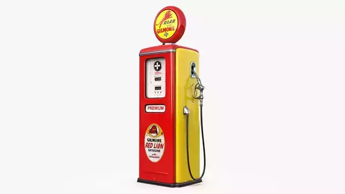 Vintage GILMORE Gas Pump 1948