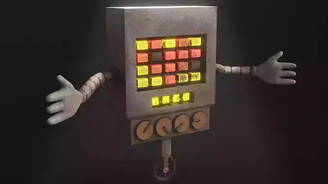 Mettaton Worn and Rusted Rigged