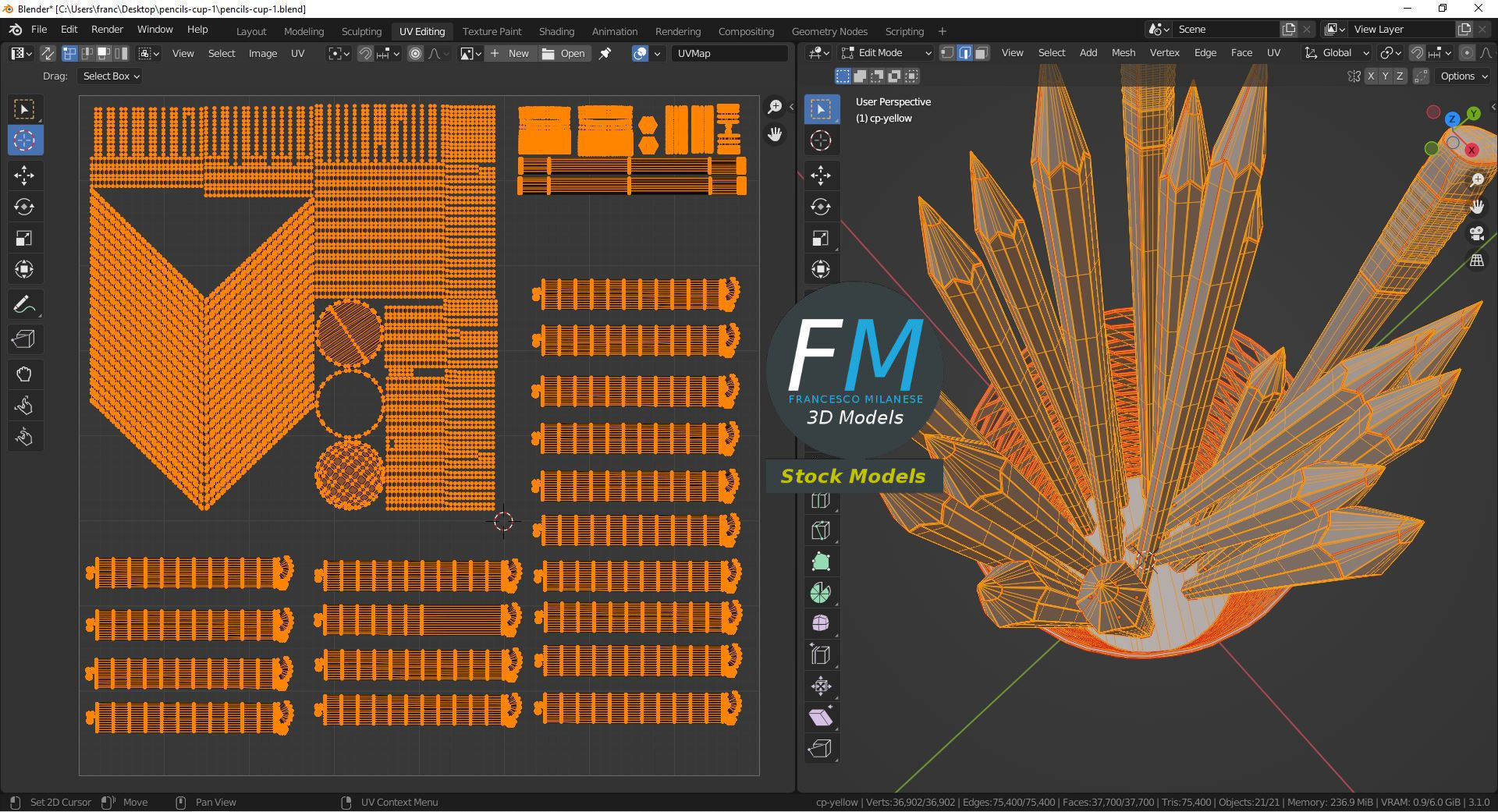 Pencils cup 1 3D model_10