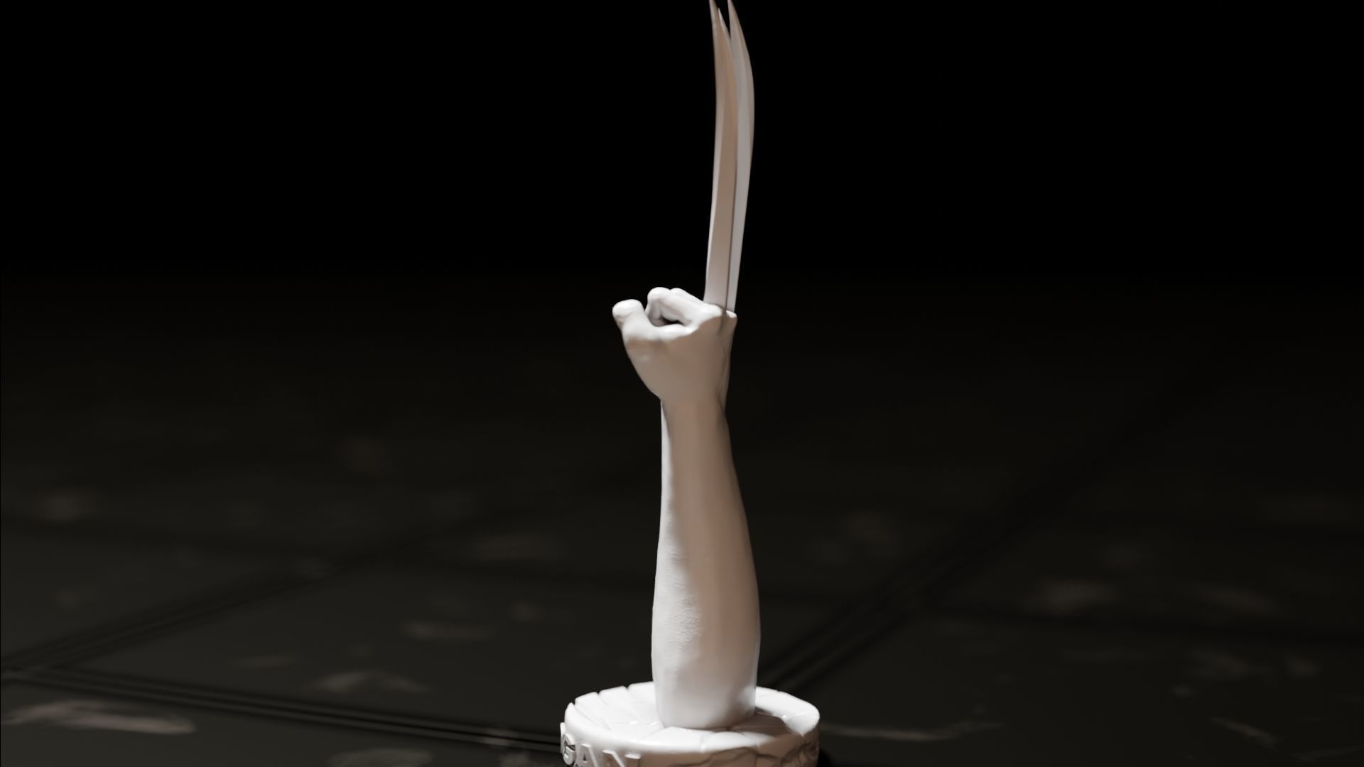 Logan-Wolverine Claws 3D print model_10