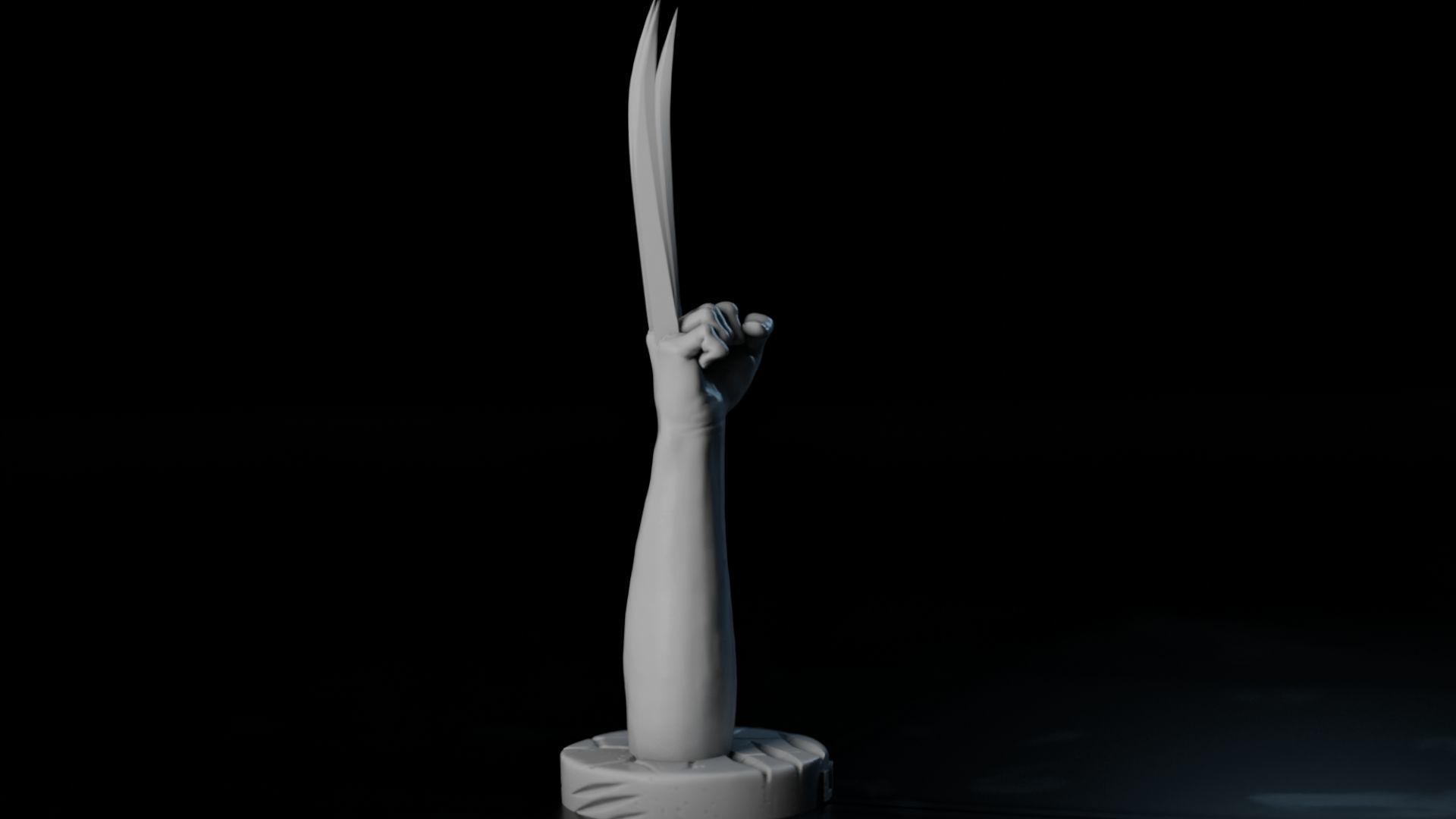 Logan-Wolverine Claws 3D print model_22