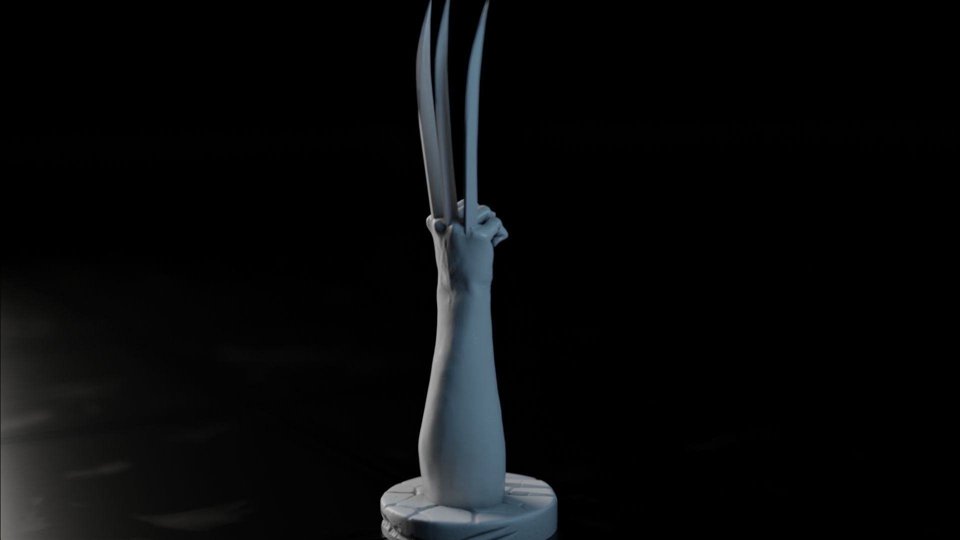 Logan-Wolverine Claws 3D print model_24