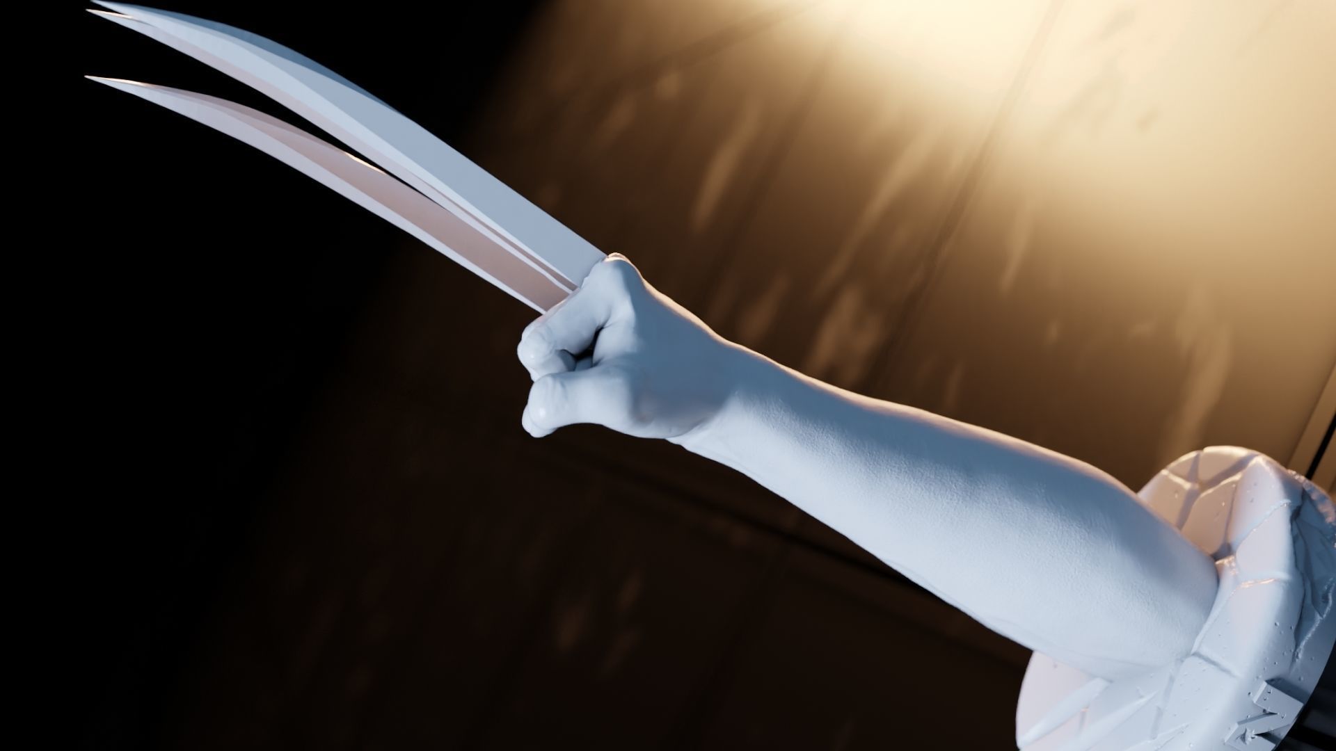 Logan-Wolverine Claws 3D print model_1