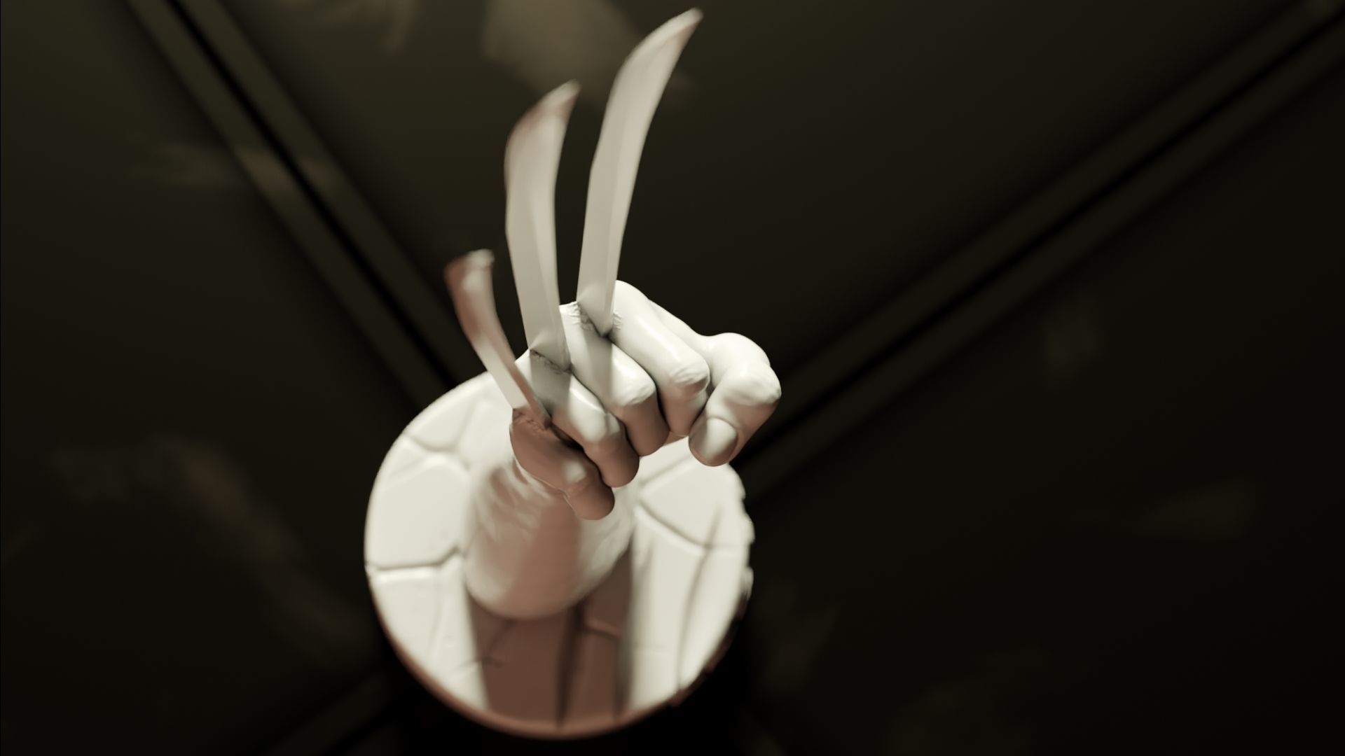 Logan-Wolverine Claws 3D print model_3