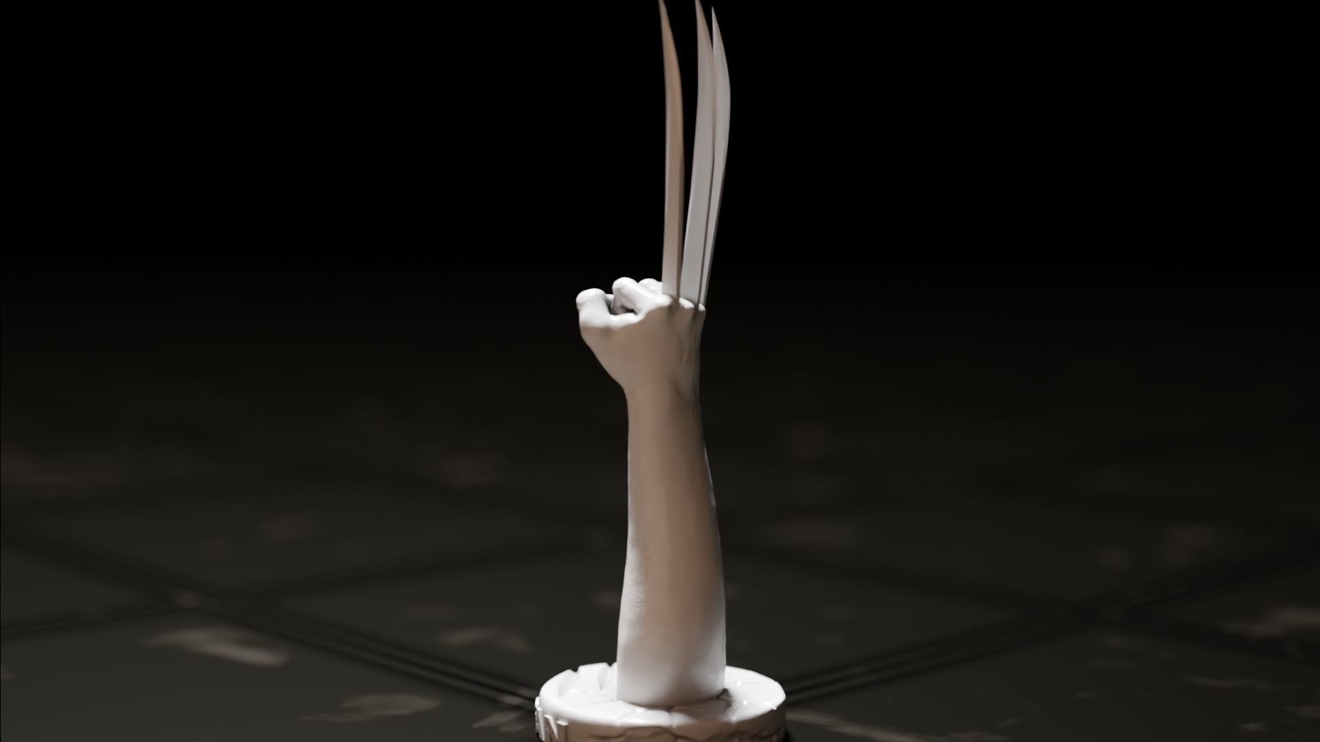 Logan-Wolverine Claws 3D print model_9