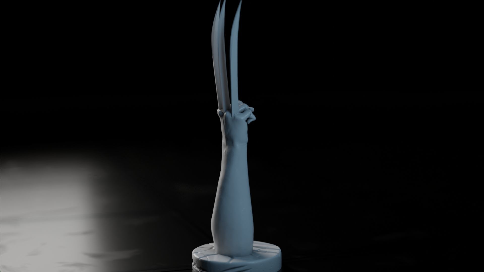 Logan-Wolverine Claws 3D print model_23
