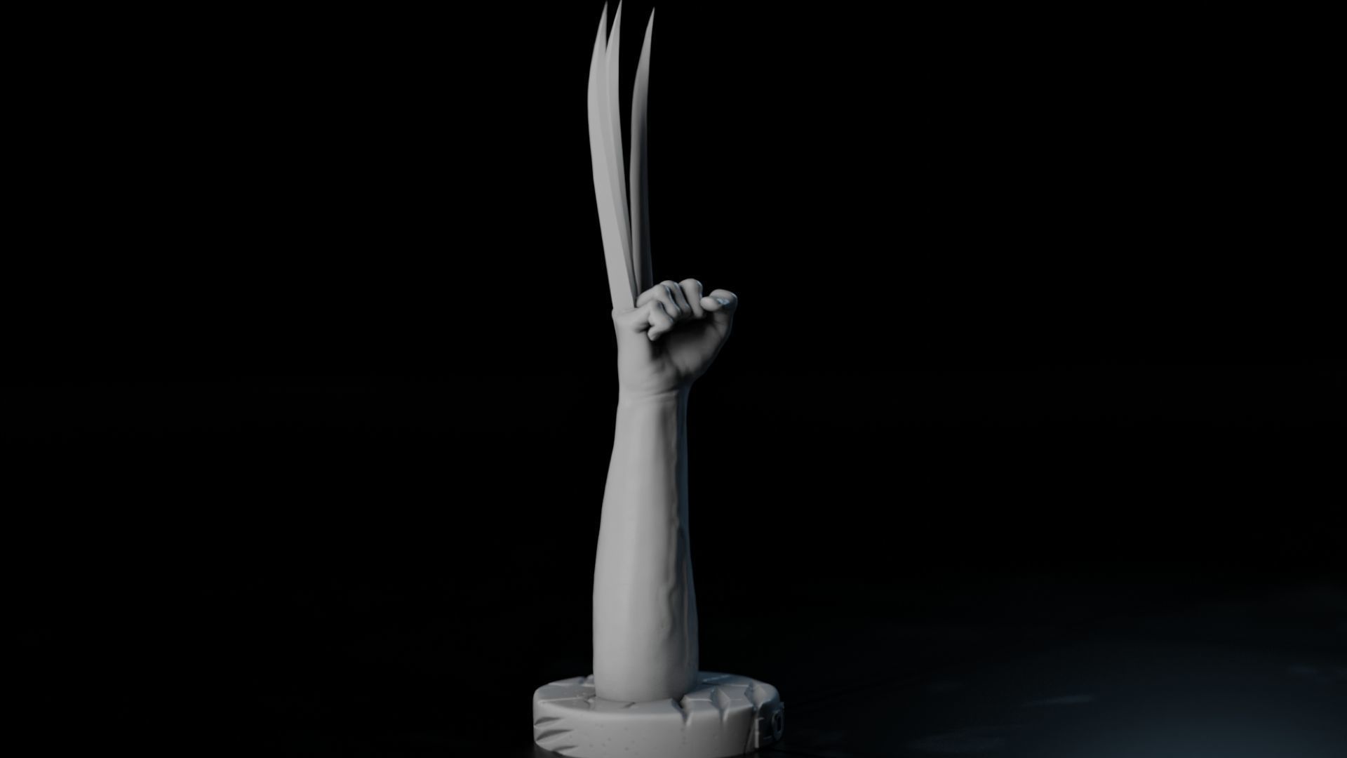 Logan-Wolverine Claws 3D print model_21