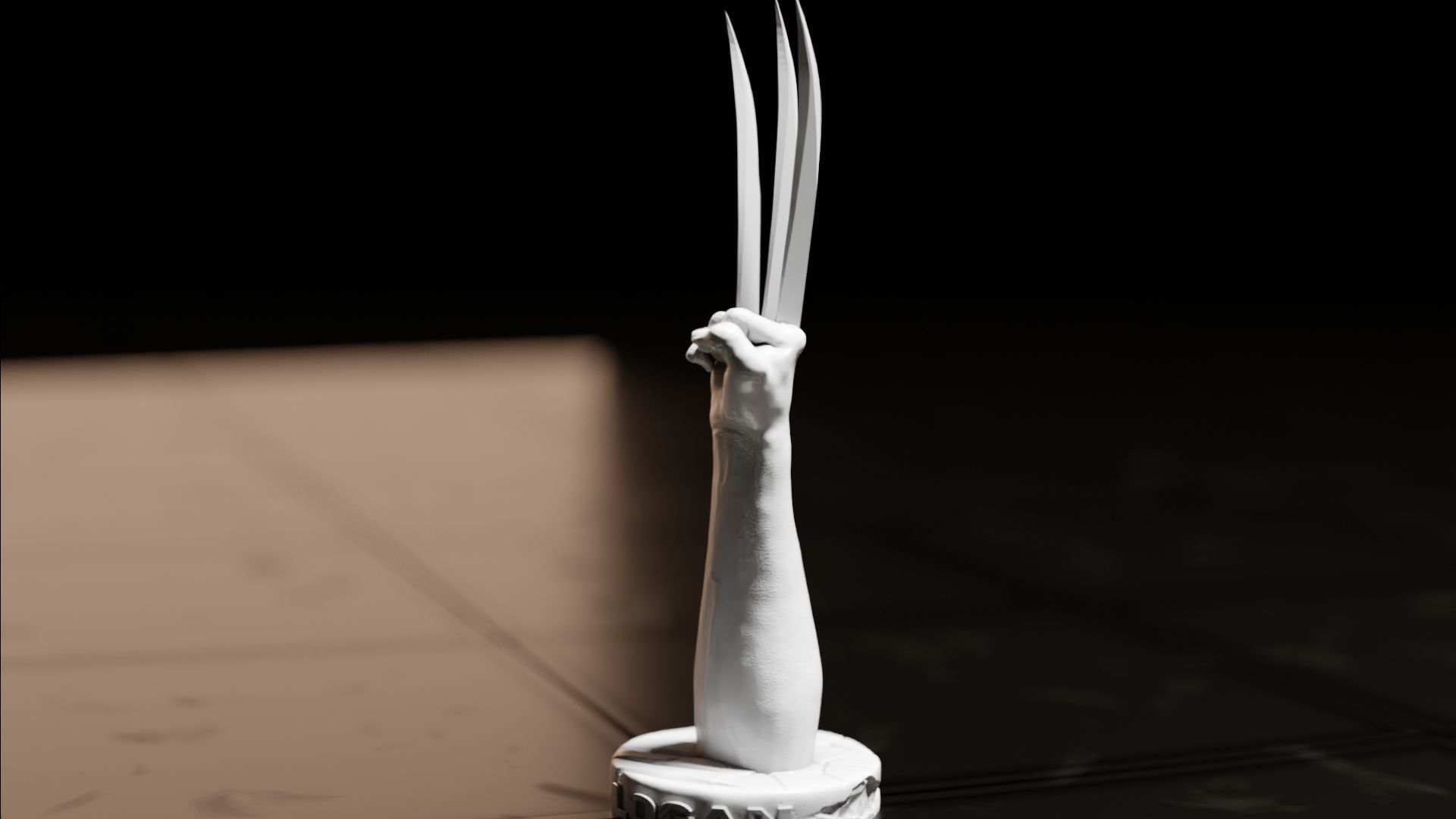 Logan-Wolverine Claws 3D print model_11